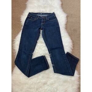 Old Navy Womens Skinny Fit Jeans 5 Pockets Belt Loops‎ Denim Stretch Blue Size 0